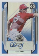 2021 Leaf Metal Draft Blue Rainbow /35 Drew Gray #BA-DG1 Auto 4z8