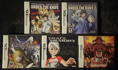 Nintendo DS Games Lot 5 Games Visual Novel, Point and Click, Digital Comic