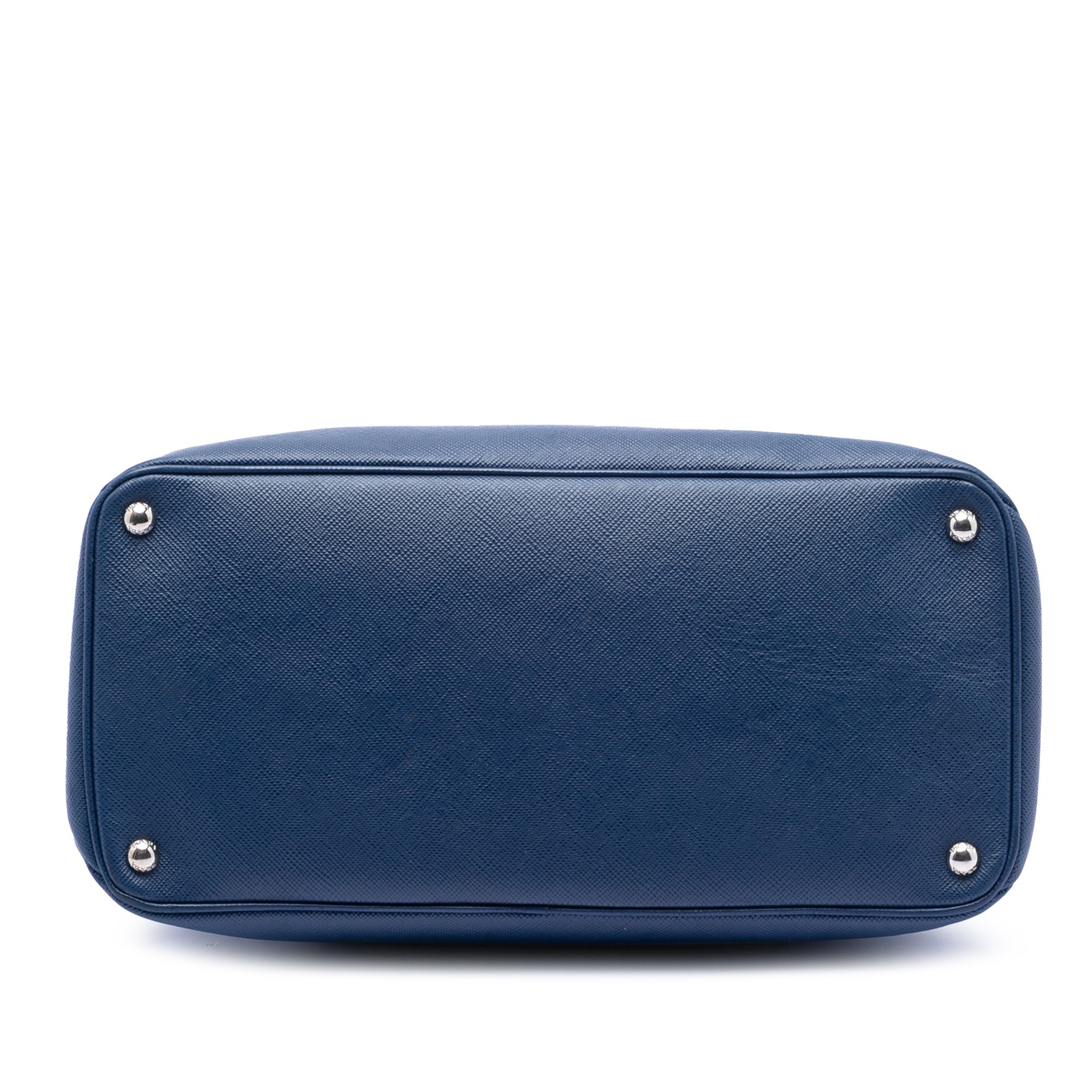 Authenticated Prada Saffiano Cuir Twin Tote Blue Calf Leather thumbnail 3