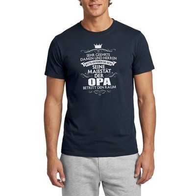 Seine Majestät Der Opa Spruch Männer T-Shirt