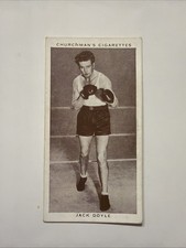 1930s Churchman's Cigarette Card*BOXING PERSONALITIES *JACK DOYLE #13 🥊