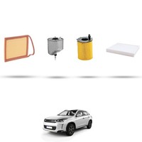 Hoffcar Set Service - 4 Filter FüR Citroen C4 Aircross 1.6 HDI 84 Kw Von 2012