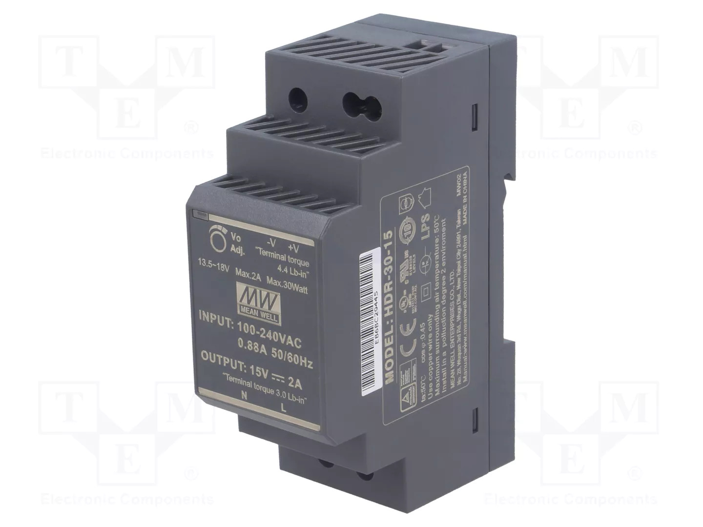 MEAN WELL HDR-30-15 Power supply