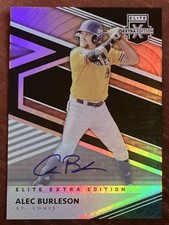 ALEC BURLESON Auto ⚾️ 2020 Elite Extra Edition Refractor Autograph RC⚾️Cardinals