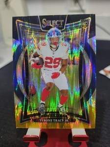 Tyrone Tracy Jr. - 2024 Panini Select #61- Concourse Black & Gold Shock Prizm RC