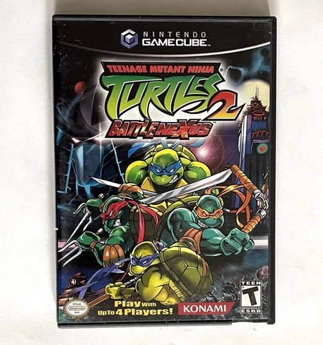 Teenage Mutant Ninja Turtles Battle Nexus Nintendo GameCube 2004 tested w/manual