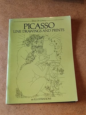  Pablo Picasso Dover Kunst Bibliothek Linie Zeichnungen und Drucke 44 Illustrationen Selten