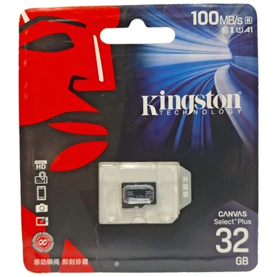 Carte Mémoire MicroSD Kingston 32 Go - Canvas Select Plus 100MB/s - Neuf Scellé - Photo 1/4