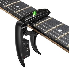TC50 2 In 1 Guitar Capo Tuner for Acoustic Electric Guitar, Semi-step Tuning ...