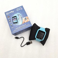 CELLY Kidswatch Telefon Uhr Kinder 4G Anrufe Nachrichten Schulmodus SOS GPS Kame