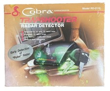 Cobra Superheterodyne Model RD-2110 Trapshooter Radar Detector New Old Stock