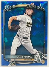 2025 Bowman Draft Sapphire Jamie Arnold Chrome #BDC-30 1st Prospect Athletics *3