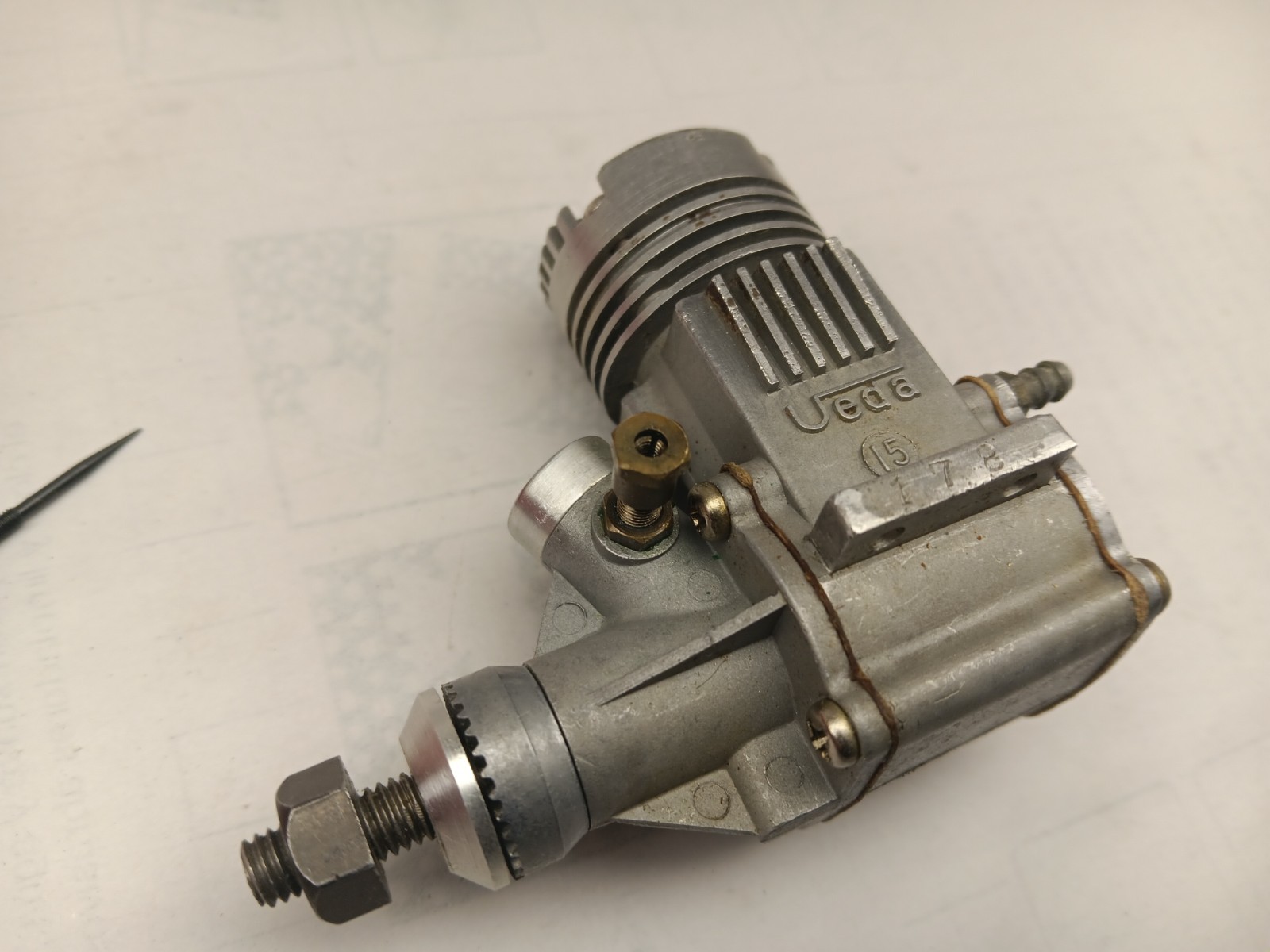 RARE UEDA .15 C/L COUGAR R/C MODEL AIRPLANE ENGINE FROM JAPAN thumbnail 6