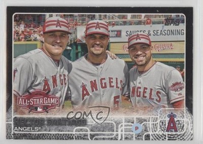 2015 Update All-Star Black 27/64 Mike Trout Albert Pujols Hector Santiago i4v