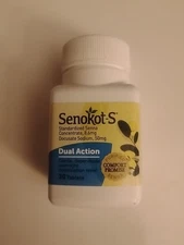 Senokot-s Natural Vegetable Laxative Ingredient 30 Count Tablets