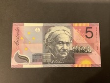 UNC MACFARLANE EVANS $5 POLYMER BANKNOTE AS PICTURED FREE POSTAGE