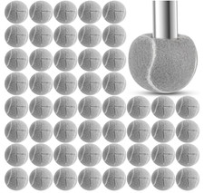 100PCS Precut Tennis Balls for Furniture Legs Chair Desk Floor Protectors Gray
