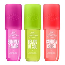 3 Pieces 90ml 3oz Summer Perfume MistTrio AMOR BEIJOS CARIOCA CRUSH Long Lasting