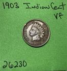 1903 Indian Head Cent / Penny 1c Vf Very Fine