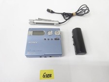 SONY MZ-N910 Blue MD Walkman Player Recorder Excellent Tested Working