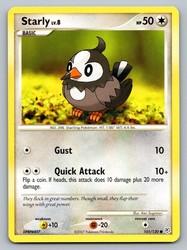 Starly 101/130 Diamond & Pearl Base Set Common Pokemon TCG Card
