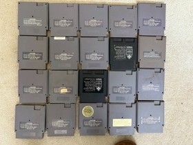 20 Game NES Lot - Donkey Kong 3, Gumshoe, Ghostbusters, etc - All Tested!