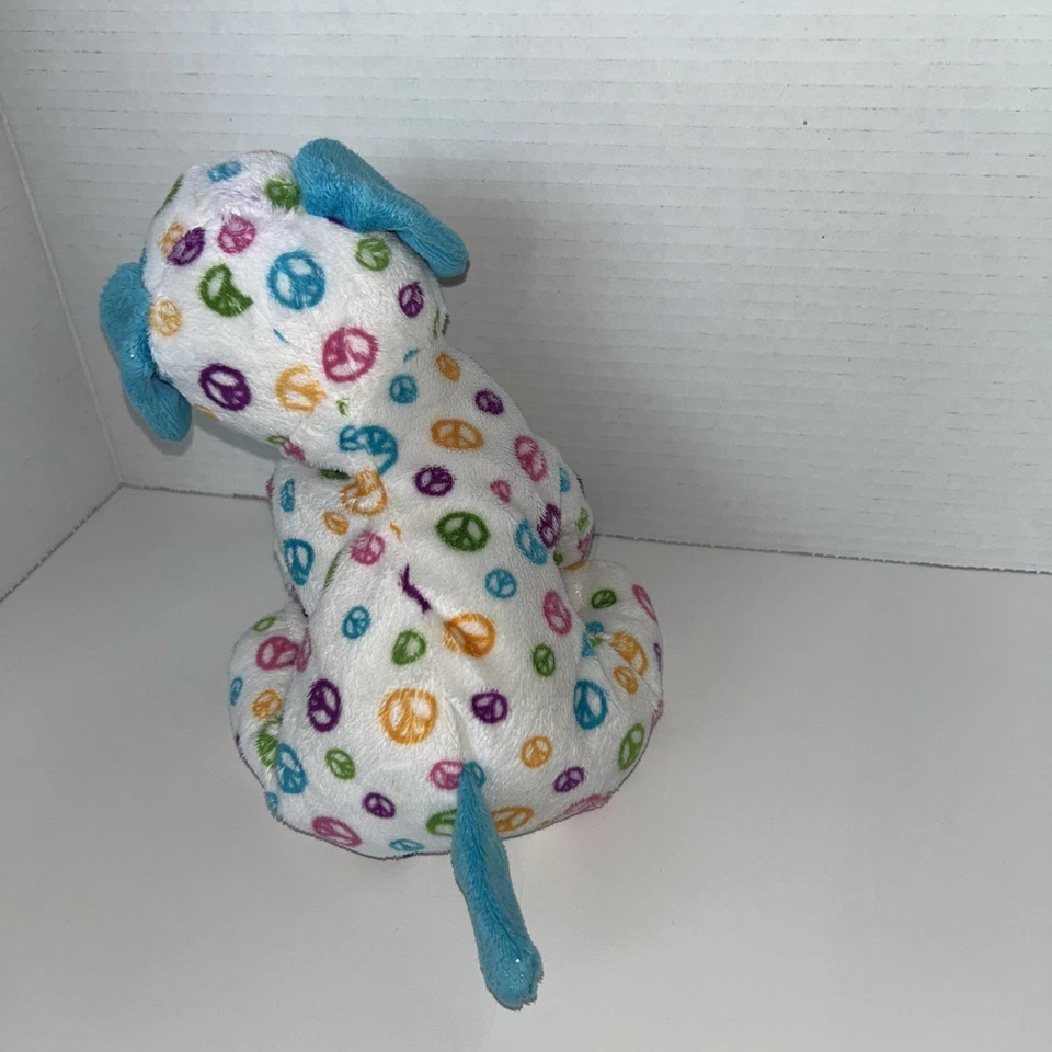 Ganz Webkinz Peace Puppy Dog Plush HM440 Blue Ears No Code *read Description - Image 3 of 4