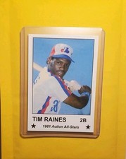 1981 Broders Debut Rookie TIM RAINES Montreal Expos