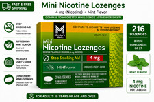 Member s Mark Nicotine Mini Lozenge, Choose your flavor, 216 ct. Free Shipping