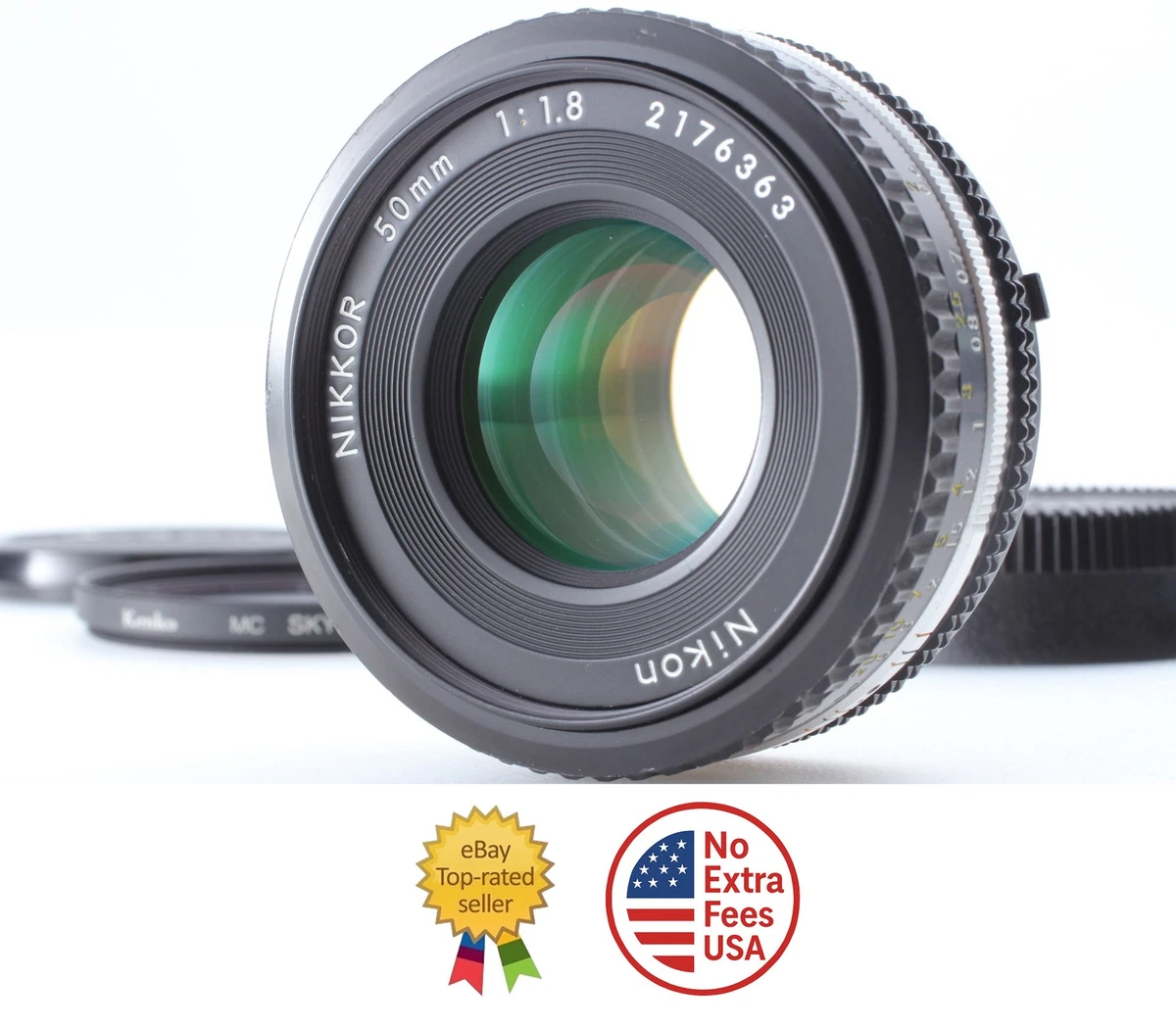 Nikon AI-S f/1.8 Camera Lenses 50mm Focal for sale - eBay