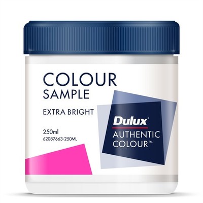Dulux 250ml Extra Bright Sample Pot
