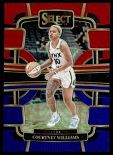2024-25 Panini Select WNBA Red & Blue Prizm Courtney Williams 047/399 #54