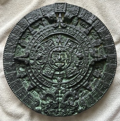 Wandrelief - Azteken Kalender rund - Wand Deko Maya Bay Keramik 1976 Limitiert