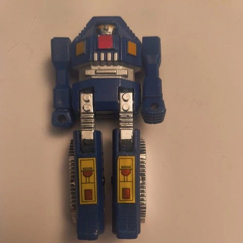1982 Bandai POPY Tonka Gobots MR-02 Blue Tank Transforming Robot 80s