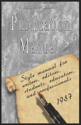 Of Editors Coun Publication Manual - Style Manual for Wr (Paperback) (UK IMPORT)