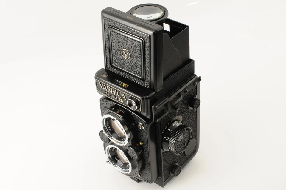 Cámara fotográfica TLR Meter Work [N COMO NUEVA con estuche] Yashica Mat 124G 6x6 de JAPÓN #119 Foto 3 de 4