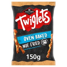 JACOB'S Twiglets Original Sharing Bag Snacks, 150 g (Pack 150 g of 1) 