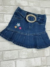 Vintage Y2K Denim Skirt Sz 5 Girls