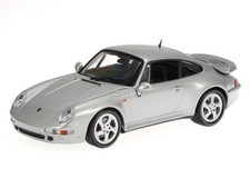Porsche 911 993 Turbo S 1995 silver diecast model car 940069205 Maxichamps 1:43