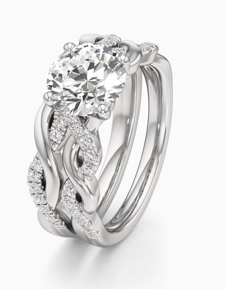Lab Grown Diamond Round Solitaire Engagement Ring… - image 3