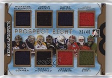 2015-16 Leaf ITG Heroes & Prospects 29/40 Mackenzie Blackwood Evan Cormier 06st