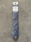 Marks & Spencer blaue Seidenkrawatte für Herren - M&S - Paisley - Hochzeit - neu mit Etikett - UVP £25