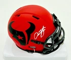 Arian Foster Signed Rave Mini Helmet Houston Texans RB Beckett Certified