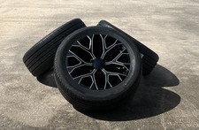 20 Black Milled Snowflake Wheels All Season Tires 2019-2026 Dodge Ram 1500 20 Black Milled Snowflake Wheels All Season Tires 2019-2026 Dodge Ram 1500