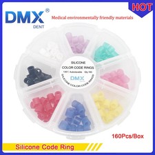 Dental Silicone Instrument Color CODE RING Band Autoclavable Small Asstd 160 Pcs