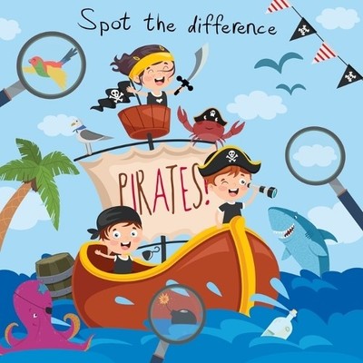 Webber Books Spot The Difference - Pirates! (Taschenbuch) (US IMPORT)