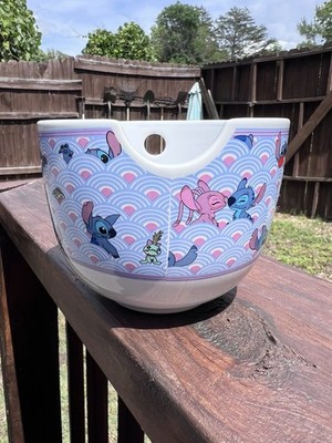 Disney Lilo & Stitch Ramen Ceramic Bowl with Chopsticks & Spoon Set 20 OZ - NEW