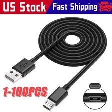3/6ft Micro USB Fast Charging Cable Cord For Samsung Android Phone Charger LOT