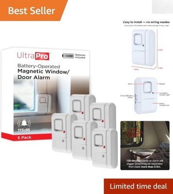 120 dB Personal Security Alarm Set - 5 Pack for Home Safety & Peace of Mind