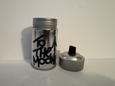 To The Moon Aluminum Herbal Stash Silver Can Spray Paint Rattles Like A Real Can